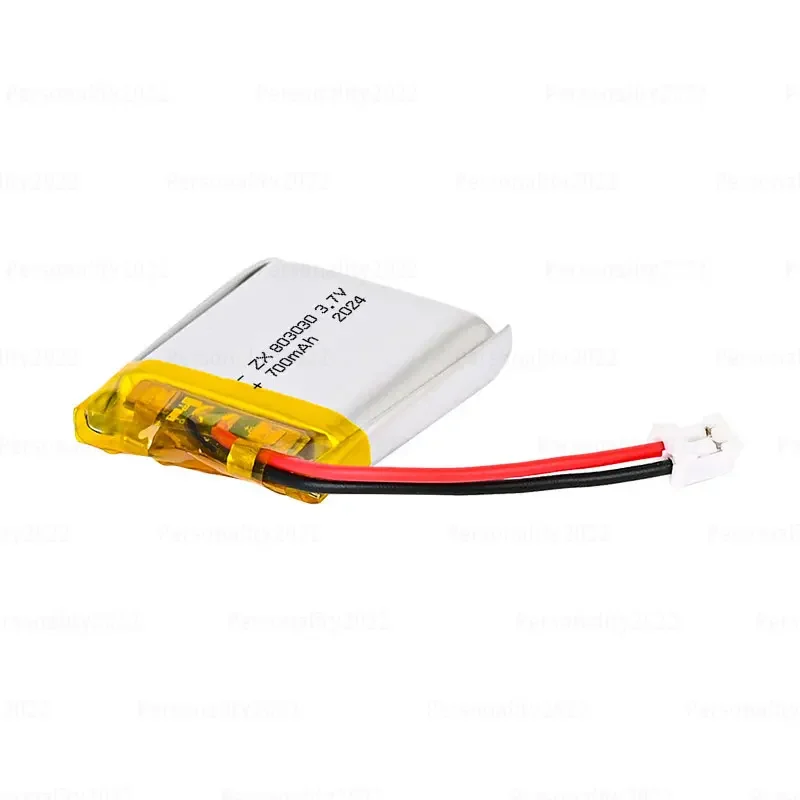 Lipo 803030 3.7V Battery 700mAh Lithium Polymer Batteries for GPS Smart Wear Sprayer Beauty Equipment DVD Rechargeable Cell