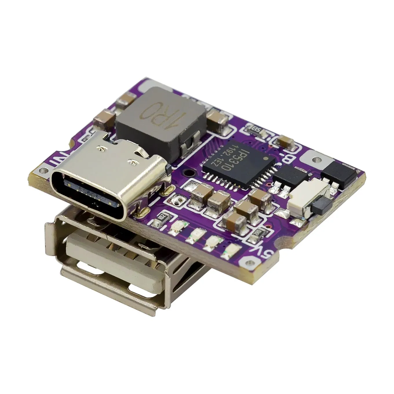 شاحن صغير من النوع C اللوحة الأم 3A شحن وتفريغ وحدة متكاملة قابلة للشحن الهاتف المحمول 5 فولت إلى 4.2 فولت #4