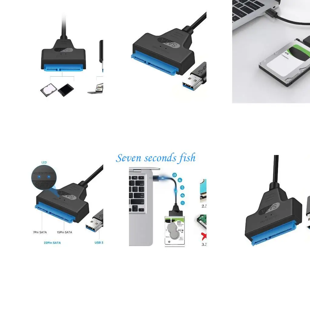 

L74B USB Adapter Cable 6Gbps Fast Data Transmission For 2.5In Hard Drive
