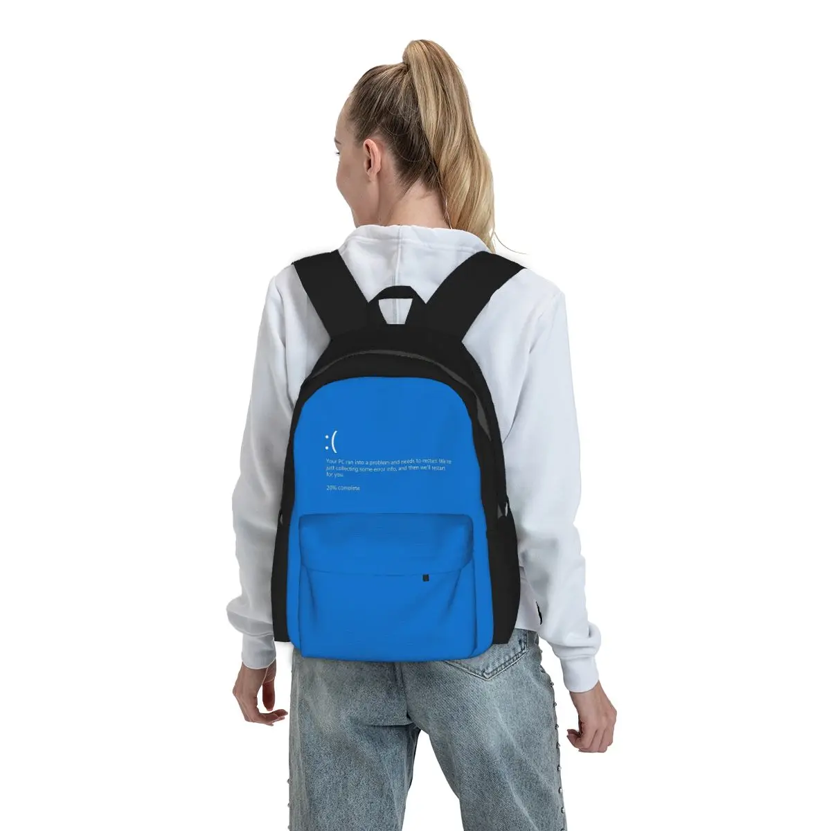 

Blue Screen Of Death NEW Backpack Student BookBag Kids School Bag Computer Shoulder Bags for Men Women