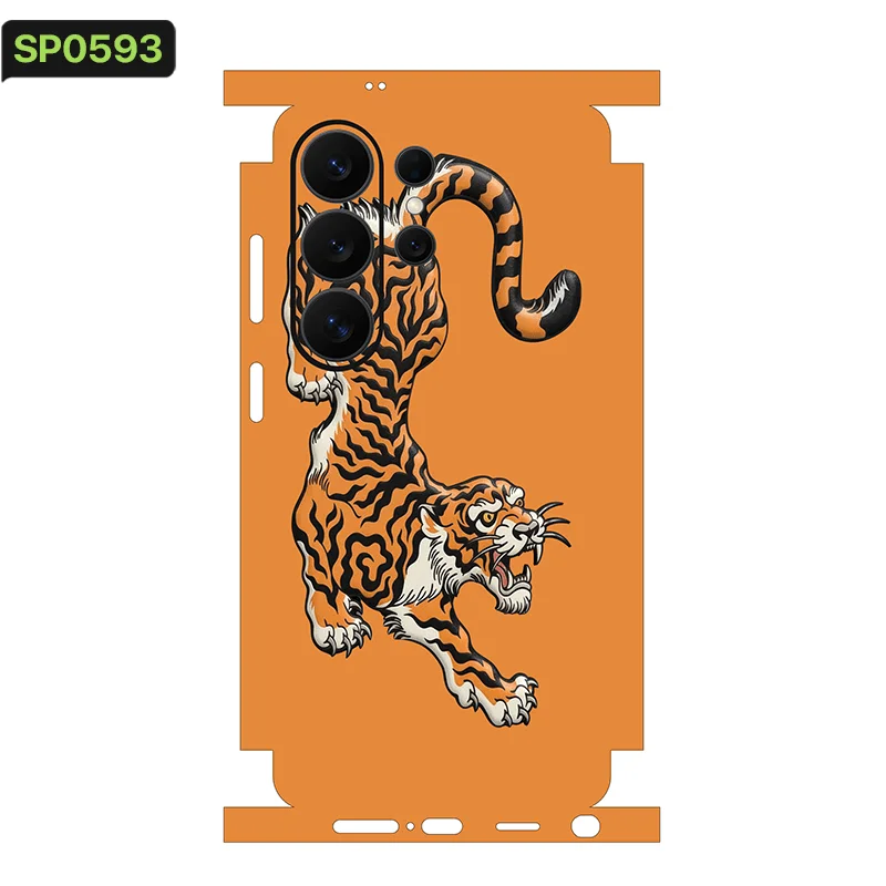 For SAMSUNG Galaxy S26 S25 S24 Ultra Oscar Skins Grain Film Wrap Phone Back Sticker S23 Plus S22 Ultra S22 Film