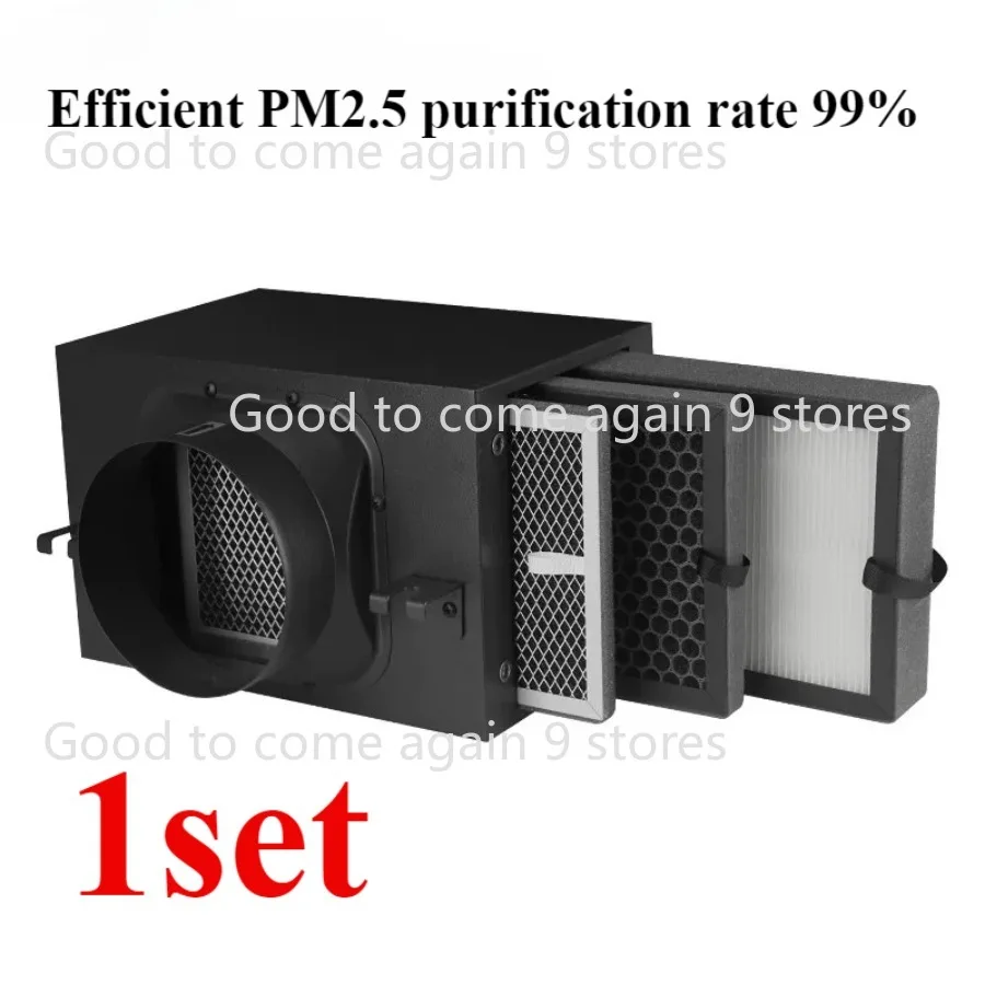 New Style System Duct Fan Air Primary Purification Box High Efficiency Pre-filter Filter Screen Deodorization Haze Dust