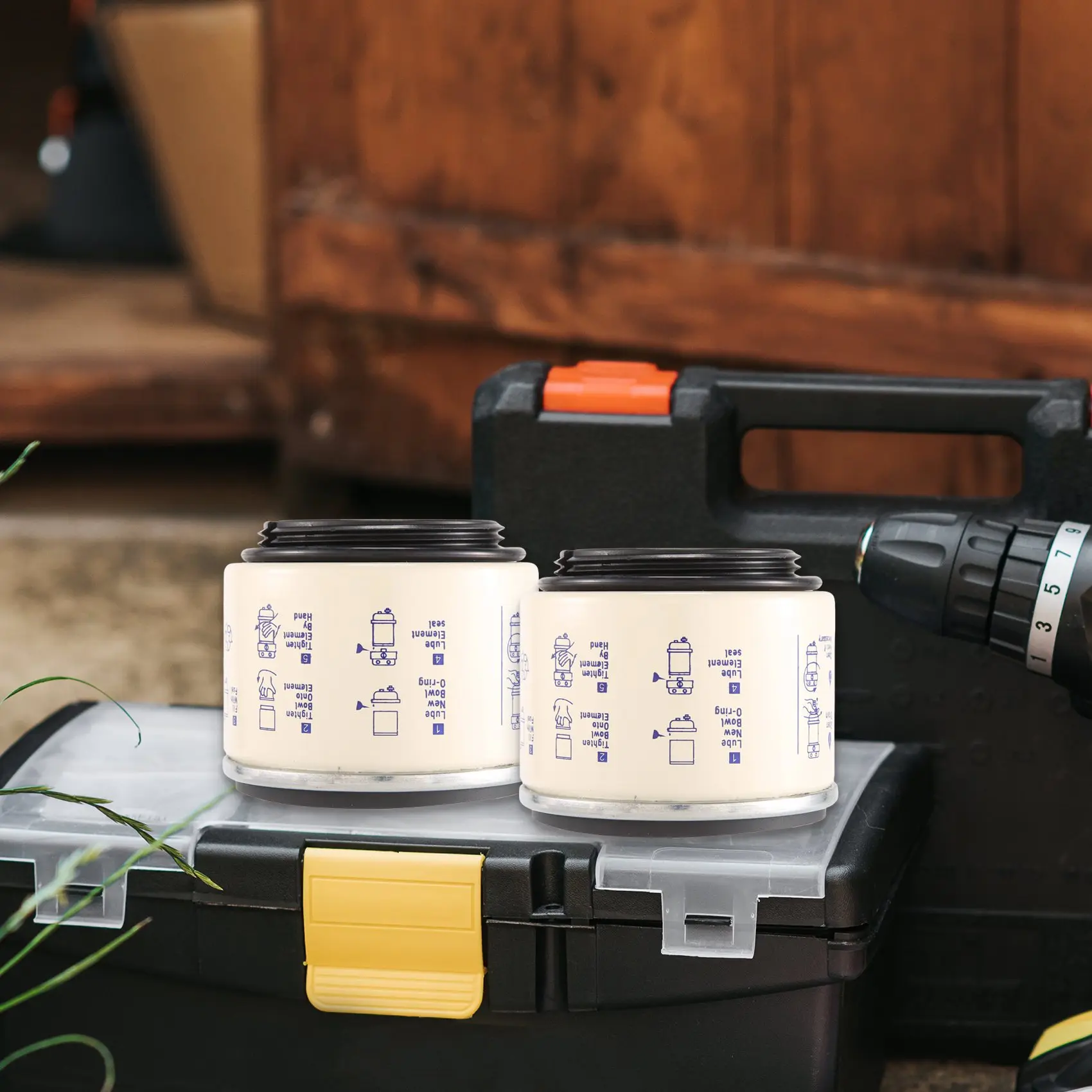 

A03G-6 Pcs R12T Fuel/ Water Separator Filter Elements For Racor 140R 120AT S3240 NPT ZG1/4-19 Automotive Parts