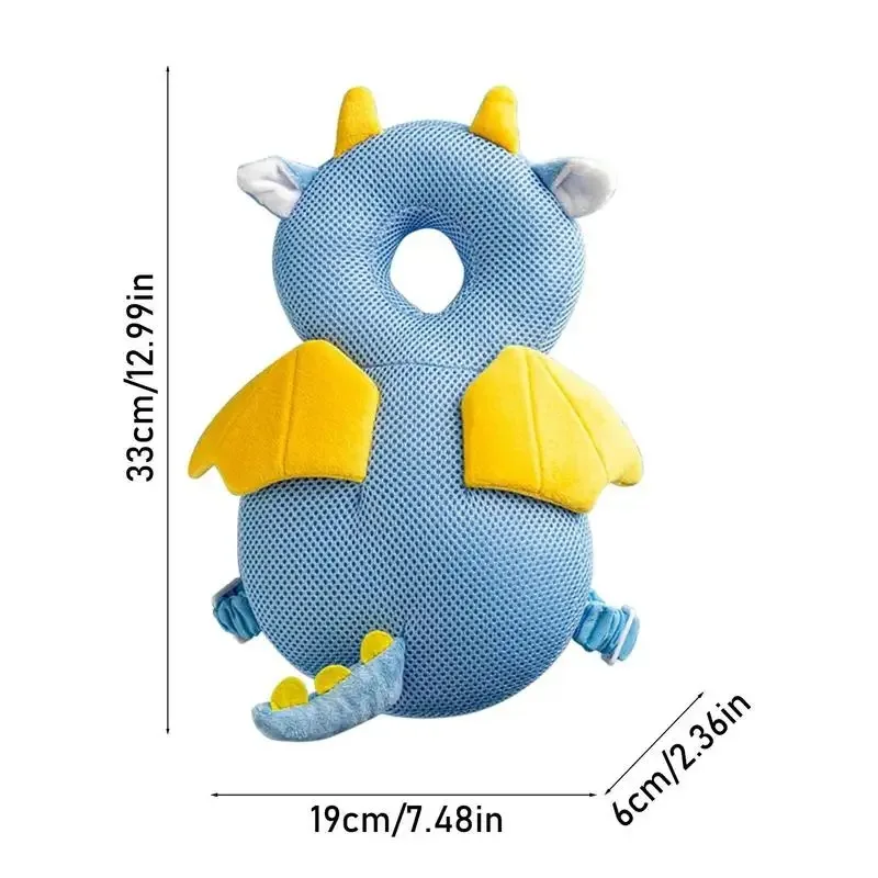 1PCS Children\'s Anti-Fall Pillow Baby Toddler Head Pillow Cartoon Breathable Pillow Learning To Walk Head Protection Pad