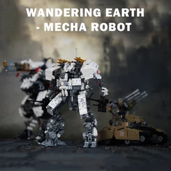 MOC Movie Wandering Earth Mecha Robot Model Building Blocks Mechanical Armor Tank Weapons Assembly DIY Bricks Toys for Kids Gift