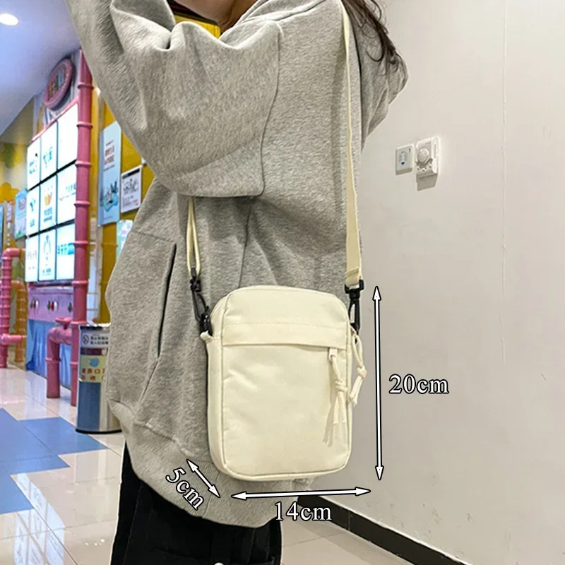 Sacs à bandoulière Oxford pour hommes et femmes, fourre-tout à sangle longue initiée, sacs à bandoulière noirs et blancs ingents, sac initié minimaliste, gril, haute qualité