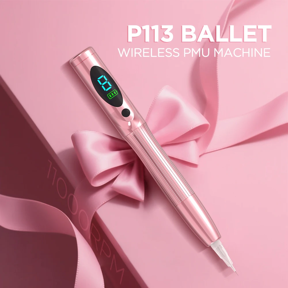 

Wireless Semi Permanent Makeup Pen Professional PMU Machine Permanent Makeup Machine Microblading Makeup Pen with 30pcs Needles