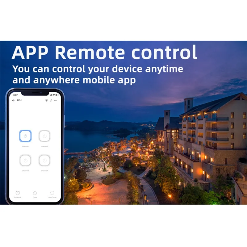

A37T-Ewelink Smart Switch 4-канальный Smart Wi-Fi Bluetooth Беспроводное сухое контактное реле Модуль переключателя APP Дистанционное управление