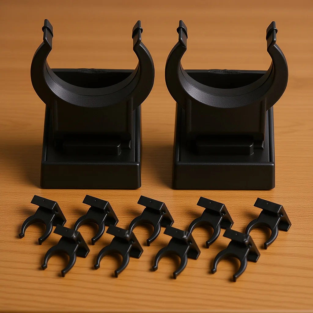 

12Sets Cabinet Leveler Kick Clips Efficient Furniture Foot Plinth Clips Protective Anti-Slip Cabinet Foot Buckle for Kitchen