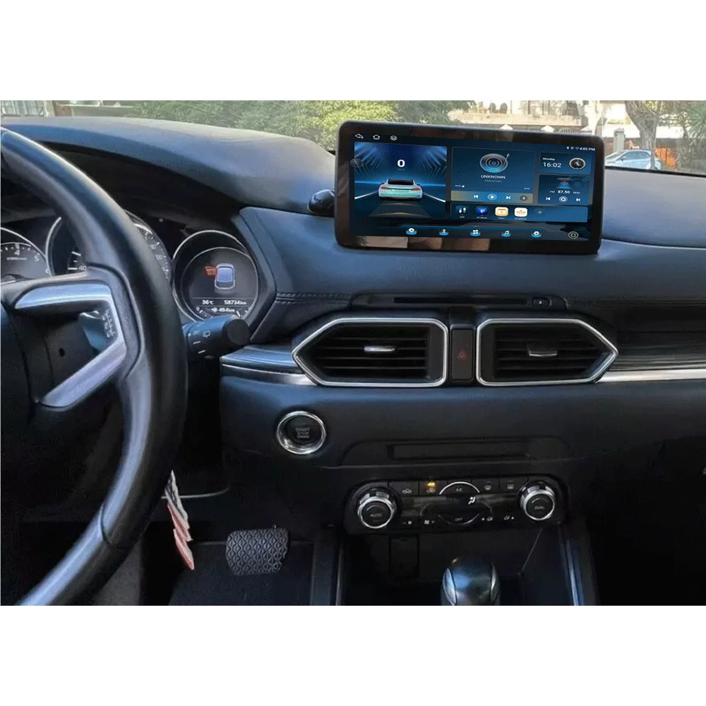 12.3 inch Android 16 For Mazda CX5 CX-5 CX 5 2017 2018 2019 Screen Multimedia Video Player CarPlay Car Radio Autoradio 256GB