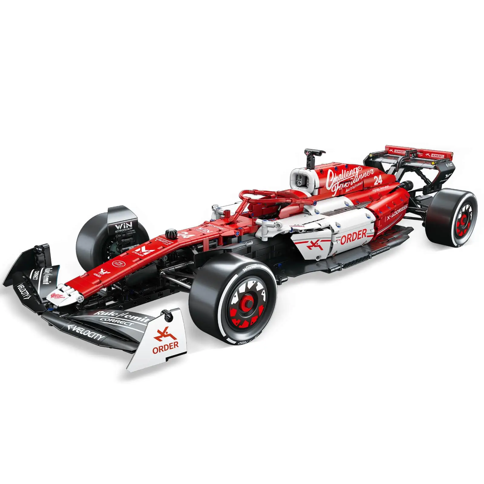 TOYLINX كول 1:8 F1 سباق السيارات 1768 قطعة مجموعات بناء اللبنات سيارة تحصيل لتقوم بها بنفسك نموذج سيارة أطقم لعبة هدية احتفالية