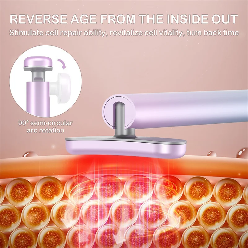 LED Mikros trom Augen massage gerät Heizung Vibration Gesichts Hals Augen massage gerät Anti-Aging-Falten Facelift ing Beauty-Gerät