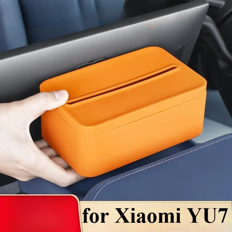 

Магнитный органайзер для центральной консоли Xiaomi YU7, держатель для салфеток и др., аксессуары для организации салона автомобиля