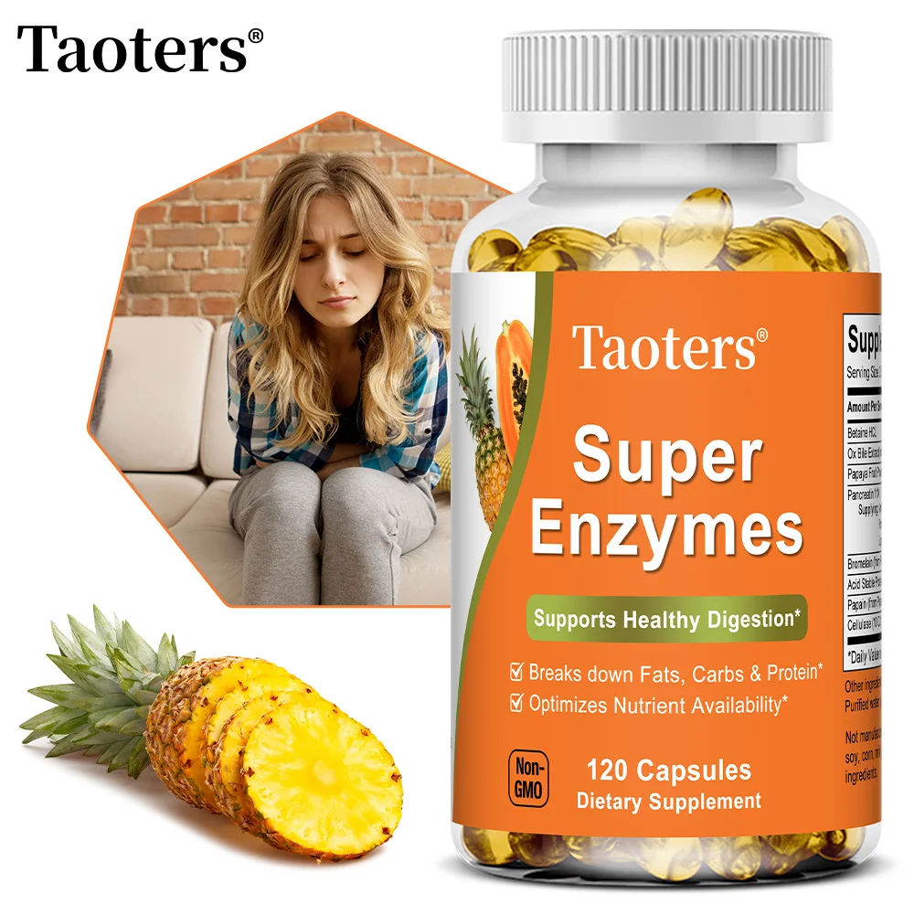 

Биологически активная добавка с пищеварительными ферментами - Пребиотики, улучшение пищеварения и усвоения питательных веществ, детоксикация кишечника и поддержка иммунитета, усвоение питательных веществ