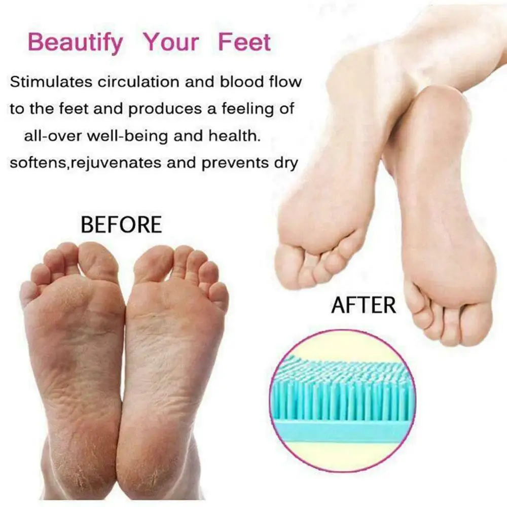 Foot Bath Massager Shower Feet Cleaner Scrubber Washer Brush Remove Dead Skin Massage Feet Household Bathroom Tool Feet Care