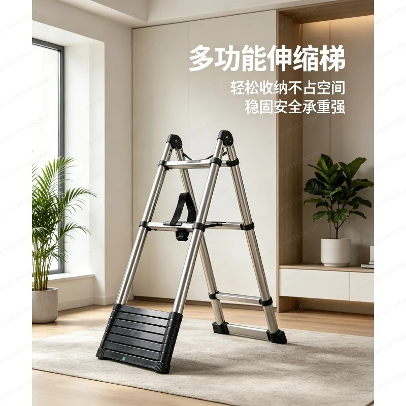 Mobile Telescopic Aluminum Scaffolding Tower, Portable Climbing Frame Easy Moving Construction Tool