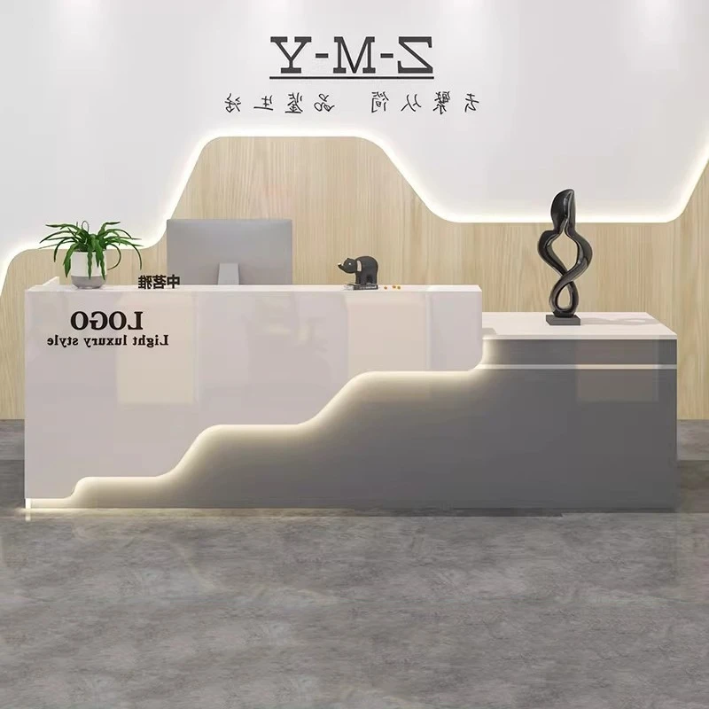 

Vintage Professional Reception Desks Room Decor Beauty Large Fashion Reception Desks Interior Comptoire Accueil Home Furniture