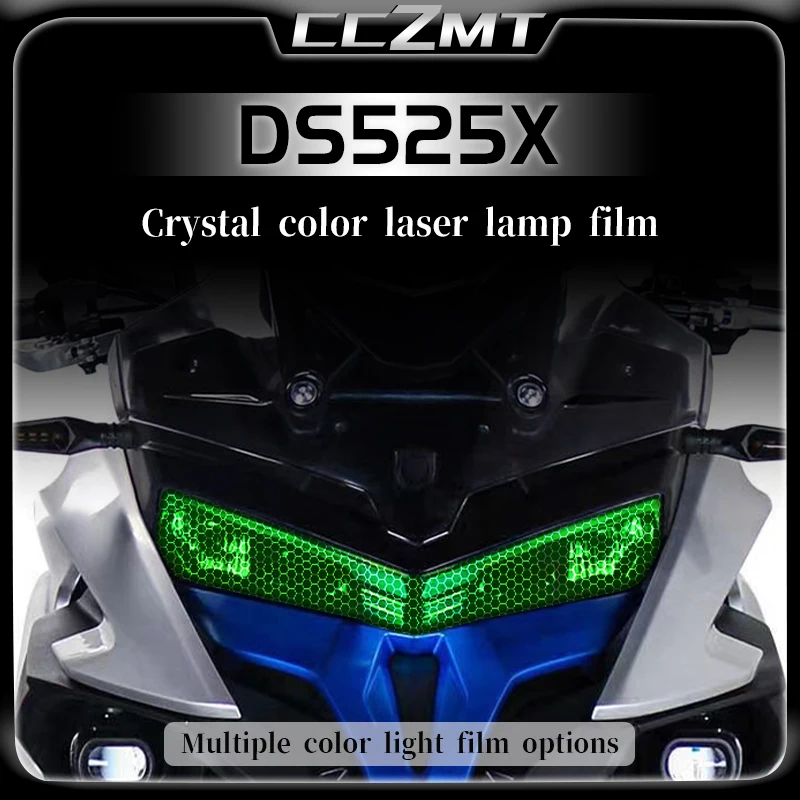 For VOGE DS525X headlights tail lights stickers honeycomb laser protective film modification accessories