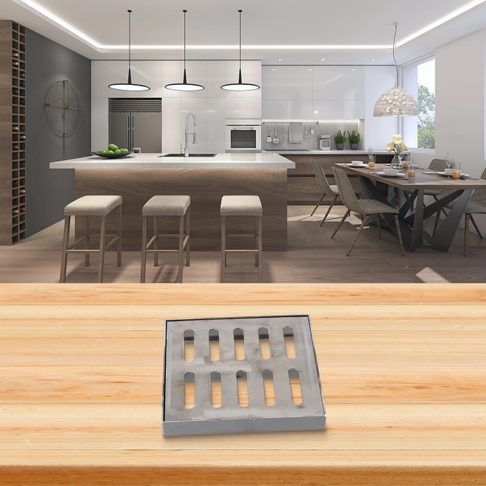 

For Outdoor Settings Drainage Cover Outdoor Drainage Solutions Decorative Outdoor Drain Versatile Installation