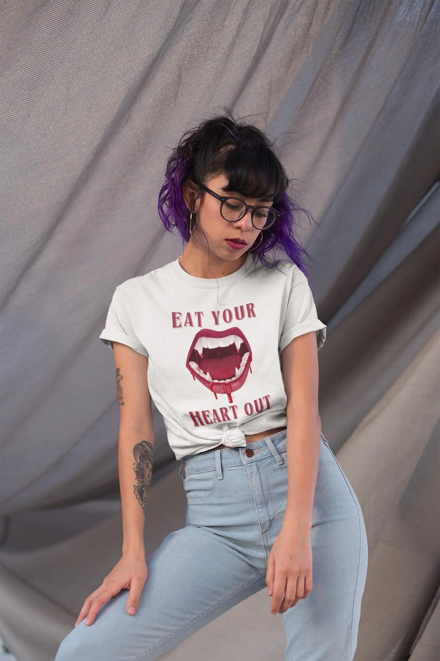 Eat Your Heart Out T Shirt Dark Feminine