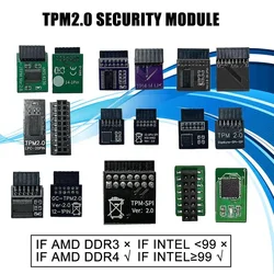 Newest TPM Version 2.0 Encryption Security Module Remote Card Supports 12 14 18 20-1pin Pin Support Multi-brand Motherboard