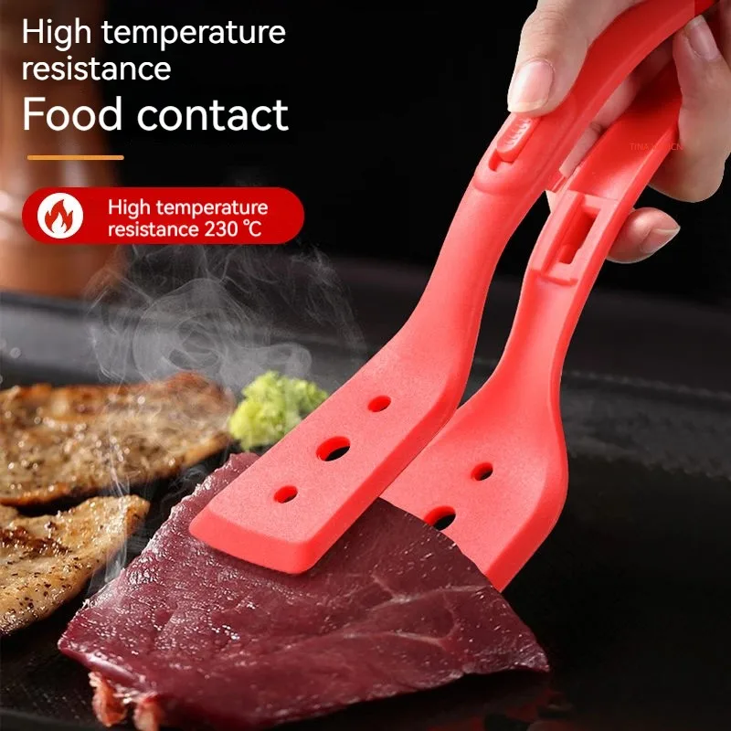 Küchen helfer Grill griff Flip Zange Ei Fleisch Spatel Zange Steak Spatel Zange Klemme Pfannkuchen gebratene Turner Küchen zubehör