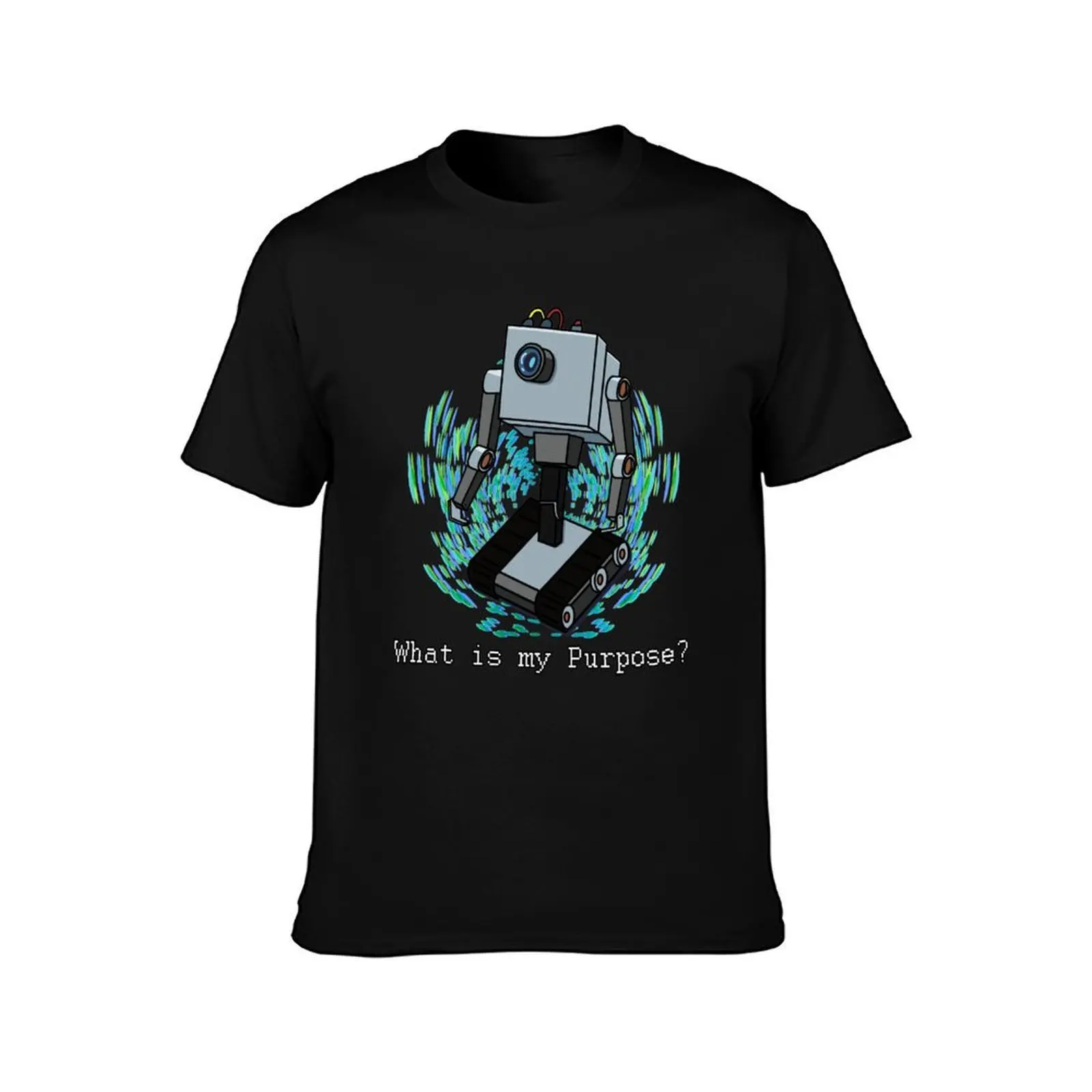 Butter Robot T-Shirt, Summer Casual Cotton Tee, Oversized Streetwear Tops, Vintage Graphic Print, Loose Fit Short Sleeve