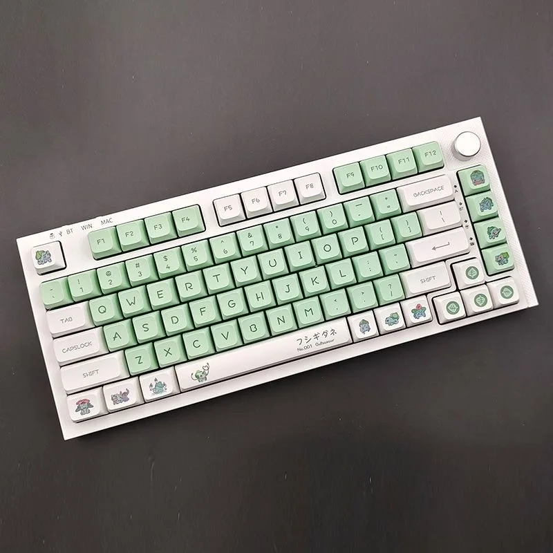 

135-key Keycaps Green PBT Sublimation XDA Height Keycap Suitable For CiY68FL980 Satellite Axis Mechanical Keyboard