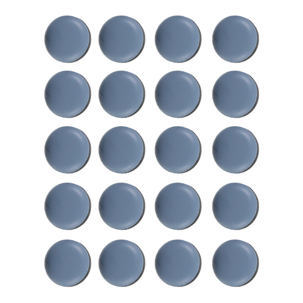

20 Pcs Moisture-proof Foot Mat Floor Protector Glide Furniture Pads Nail-on for Chair Slider Table Outdoor Leg Bottom