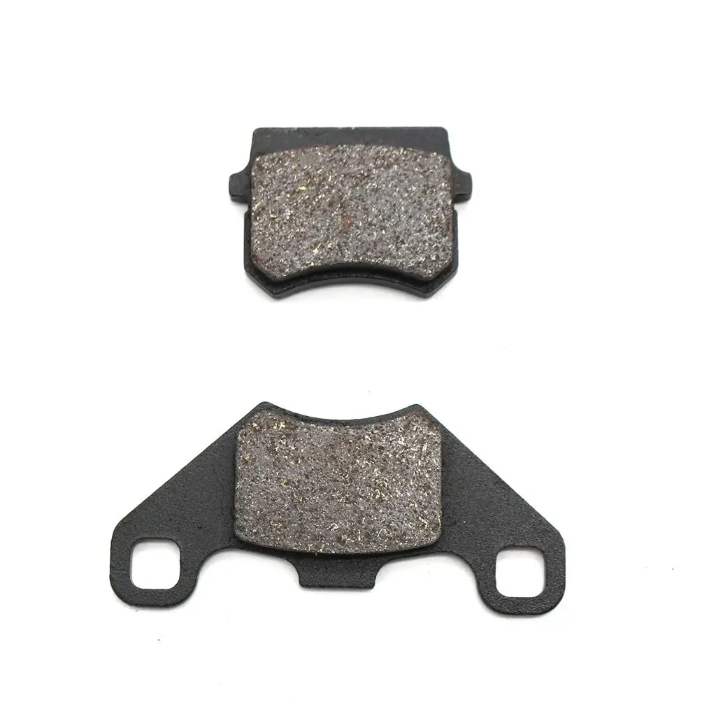 Disc Brake Pads Motorcycle Iron Black Two Plate Kit Strong Grip Front Brake Pads for ATV Quad Dirt Bike 50cc 70cc 125cc