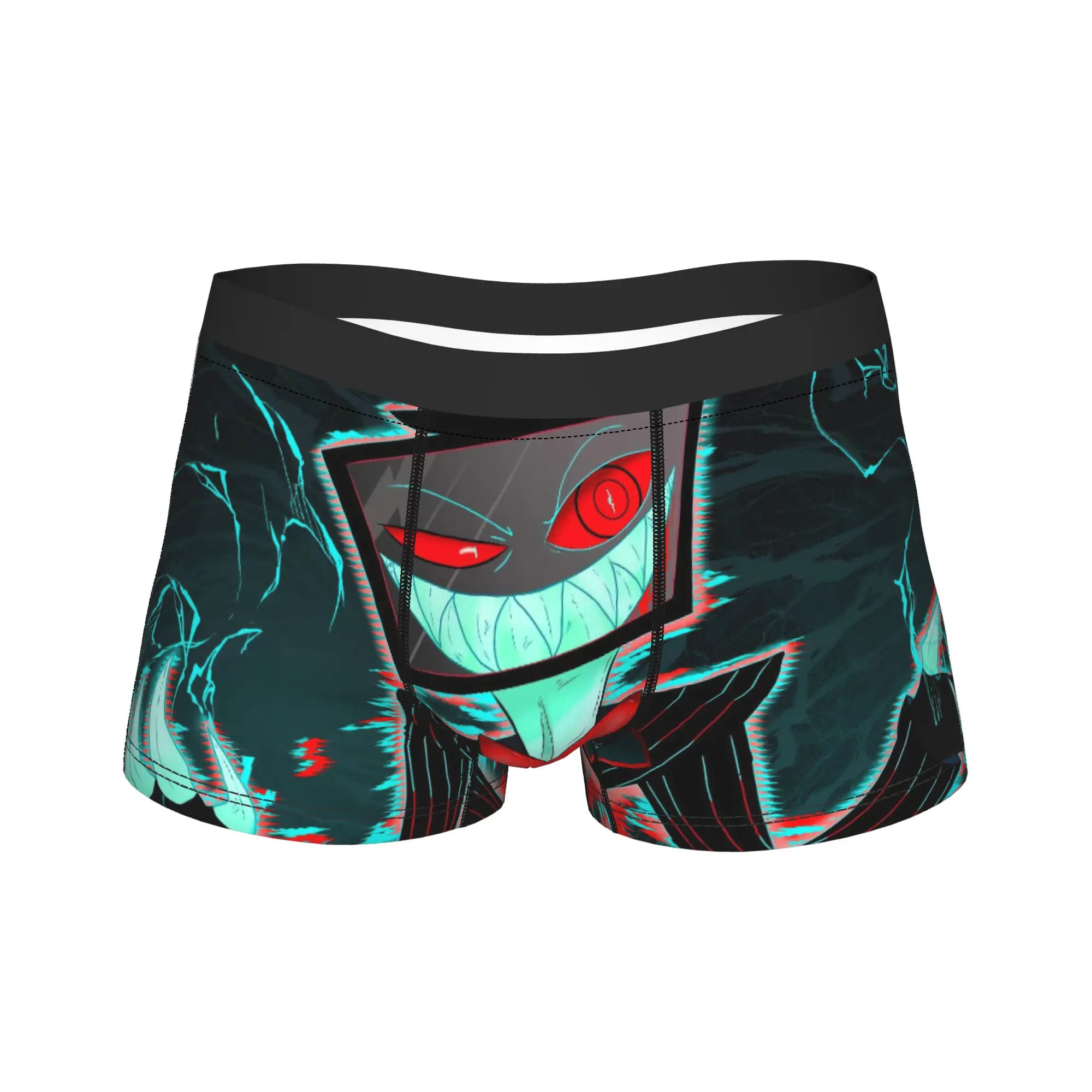 

Men Hazbins Cartoon Hotels Long Underwear Humor Boxer Briefs Shorts Panties Male Soft Underpants M-XXL