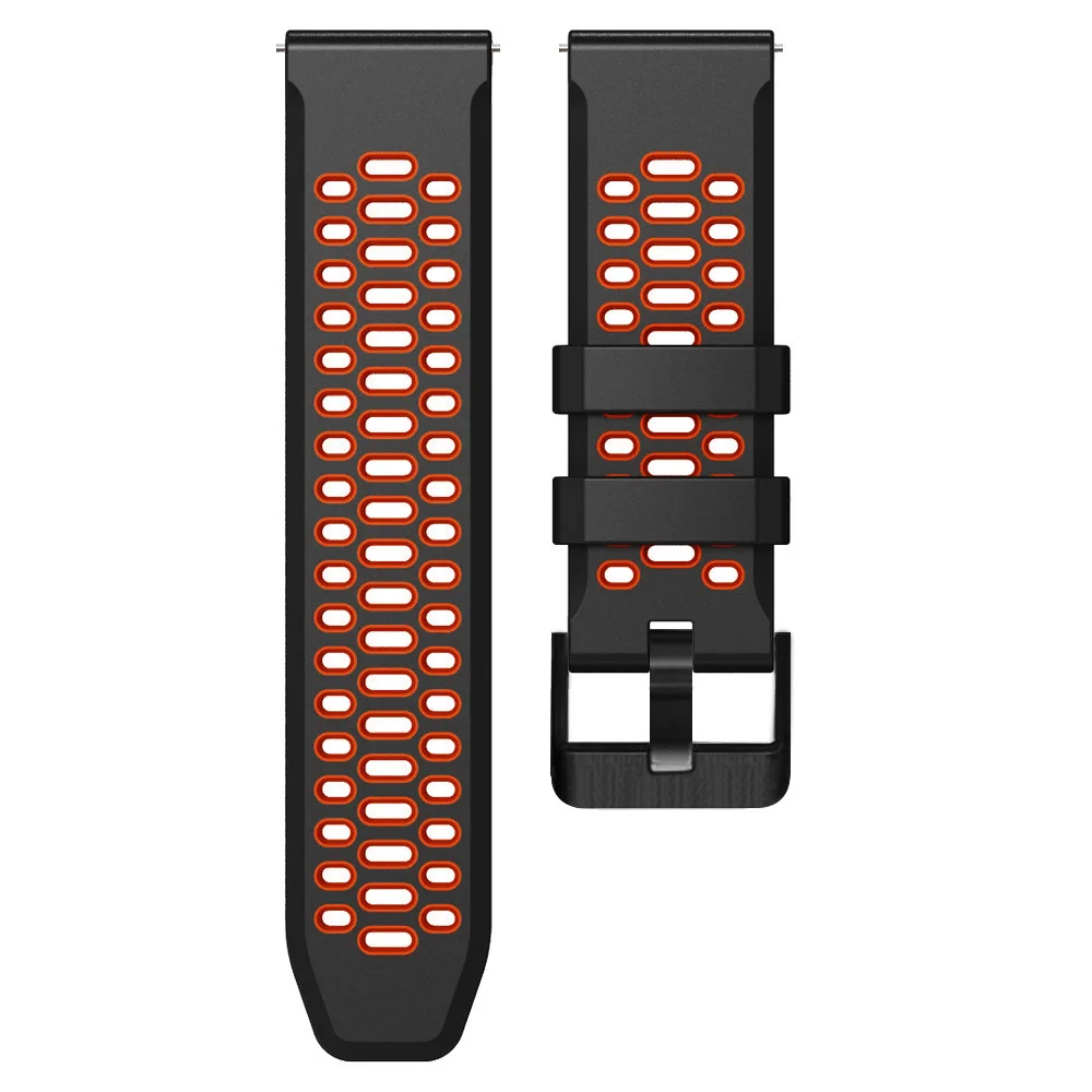 24mm Silicone Strap For TicWatch Pro 5 Band For TicWatch Pro 5 Bracelet Replacement Watchband Accessories