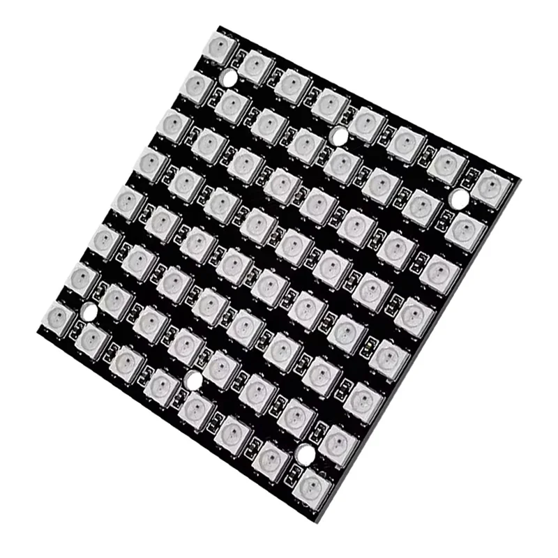 【FLASH DEAL】 3X WS2812 LED 5050 RGB 8X8 LED Matrix WS2812B 8X8 64-Bit Vollfarbe 5050 RGB LED Lampe Panel Licht