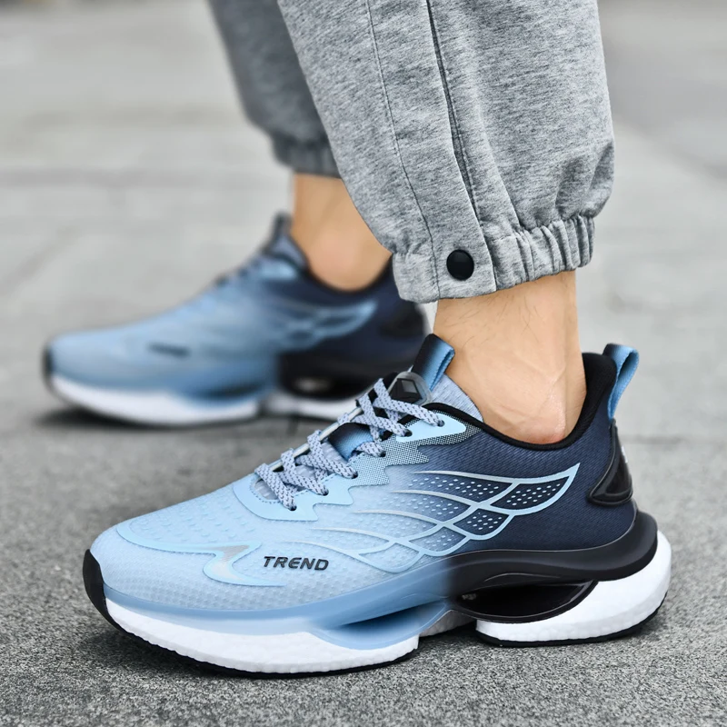 

Men's sports shoes, lightweight carbon plate racing running shoes, winter shock absorption, anti slip, wear-resistant, breathabl