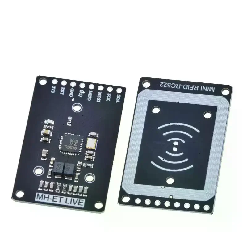 13.56MHz Frequency RFID Module SPI Interface Compact RC522 MINI Module 3.3V IC Reader Writer Access Control Systems