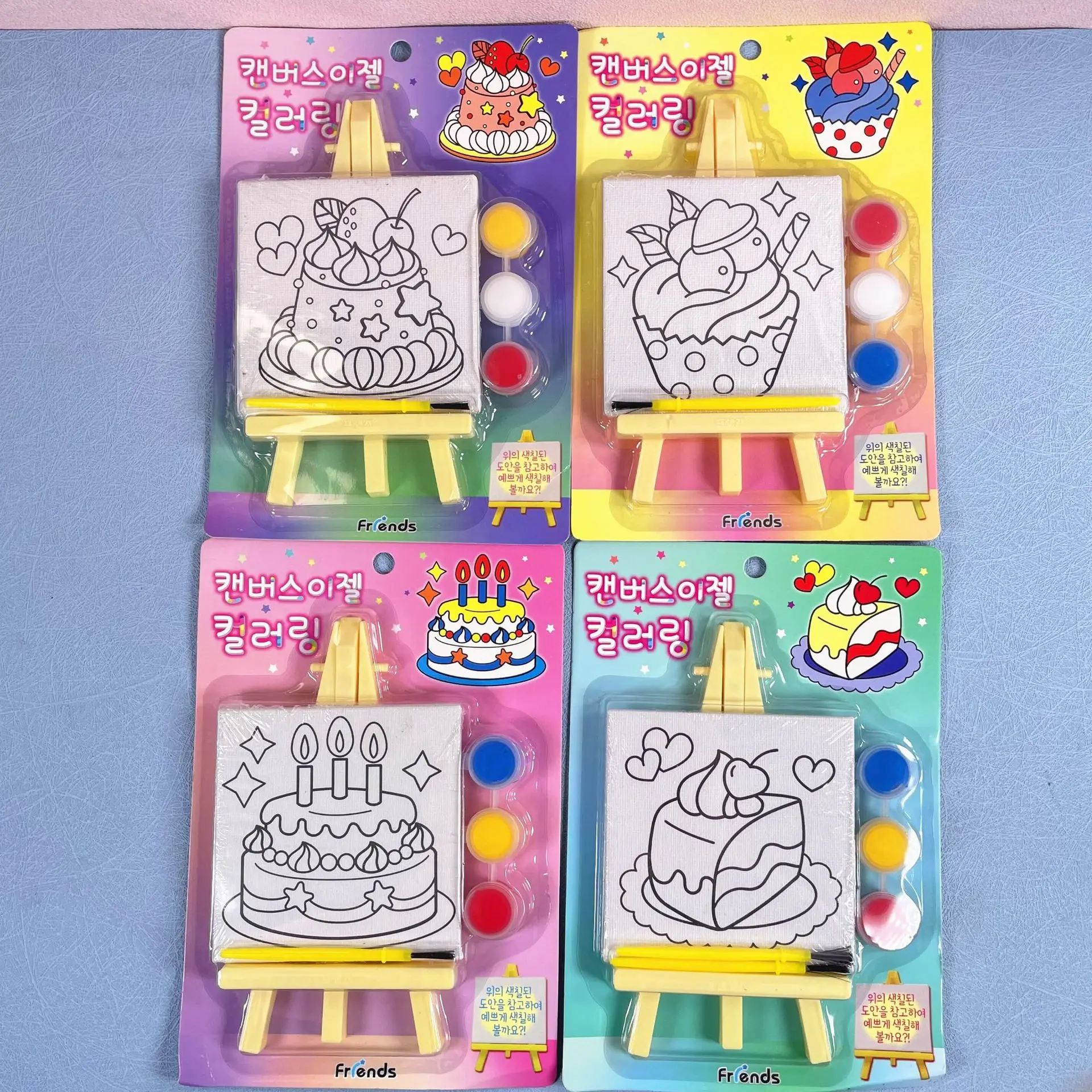 Kinder Puzzle Spielzeug Cartoon niedlichen Einhorn Dinosaurier Kuchen DIY Graffiti Mal regal zum Malen Zeichnen Spielzeug für Grundschüler