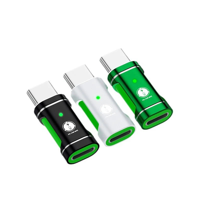 

LED Display OTG Adapter PD 30W Fast Charging USB C Male TO IOS Female OTG Connector for iPhone 15 Samsung Xiaomi Huawei Redmi