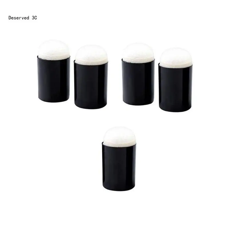 5pcs Finger Daubers Sponge Smudge Tools DIY Crafts Inking Staining Painting Tool