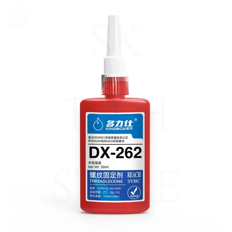 DX-262 Threadlocker Anti-loosening Fastening Glue Screw Adhesive  Anaerobic Glues Fastening Sealant 50ml