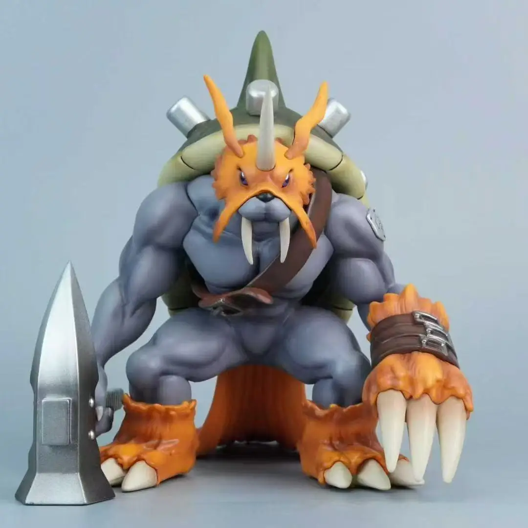 Figura de aventura de Digimon de Anime, figuras de acción de Zudomon, estatua de Pvc de 20cm, adorno de escritorio, juguetes de modelos coleccionables, regalos