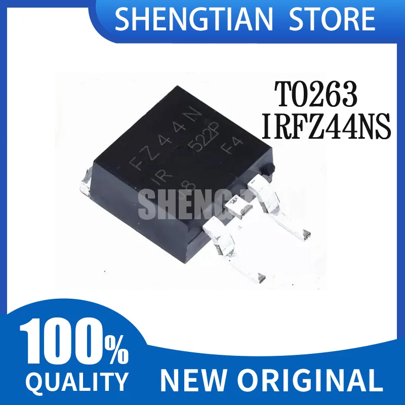 10PCS/LOT New IRFZ44NSTRLPBF TO-263 IRFZ44NS FZ44NS D2PAK 49A 55V SMD MOSFET In Stock