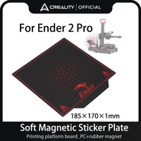 Creality Original Ender 2 Pro Soft Magnetic Sticker Plate 185*170*1mm Printing Platform Board Kit 3D Printer Parts Accessories