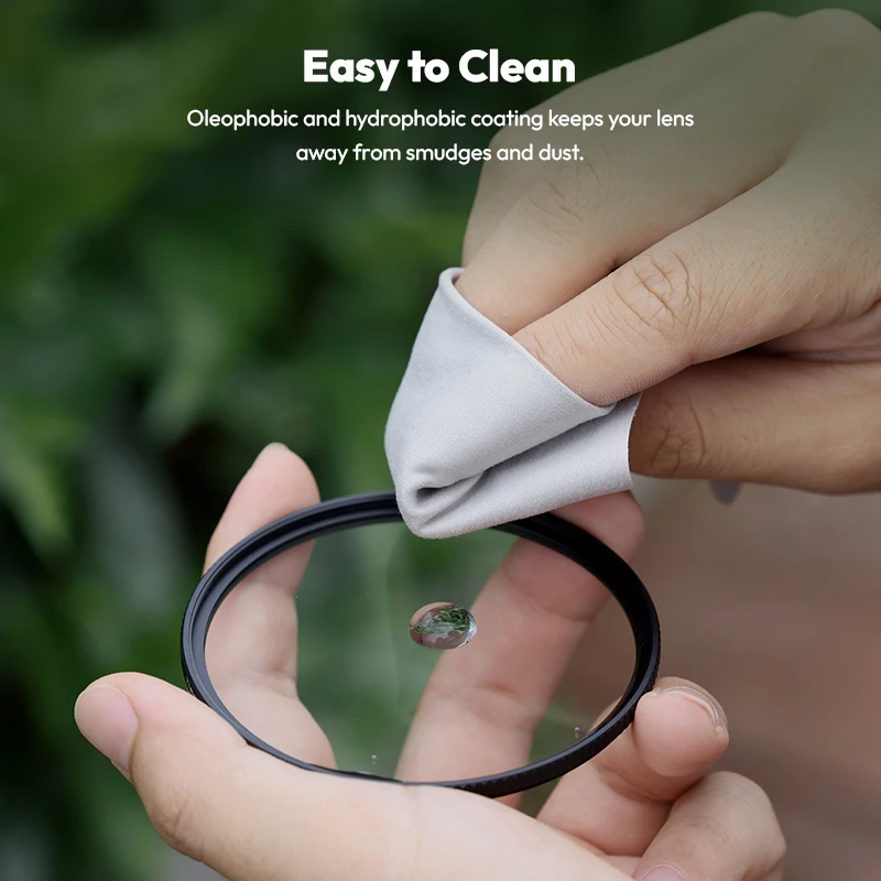 УФ-фильтр Ulanzi UV01, ударопрочный защитный объектив камеры 40,5 мм 43 мм 46 мм 49 мм 52 мм 55 мм 58 мм 62 мм 67 мм 72 мм 77 мм 82 мм для DSLR