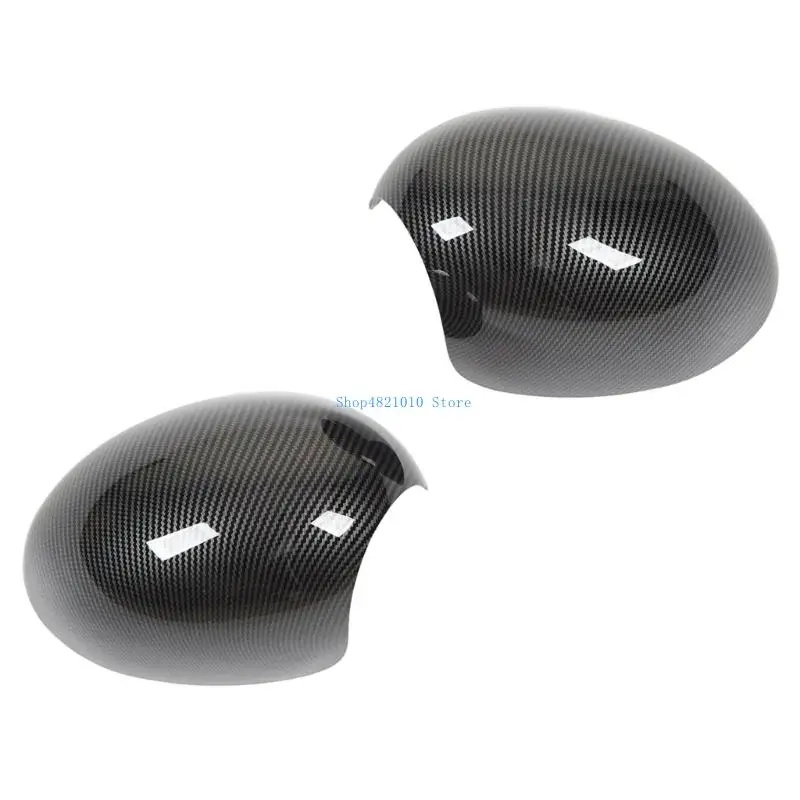 T3LF Weather Resistant Car Rearview Mirror Housing Cover Assembly Set for R55 R56 R57 R58 R59 R60 R61 51162754913 51162754914