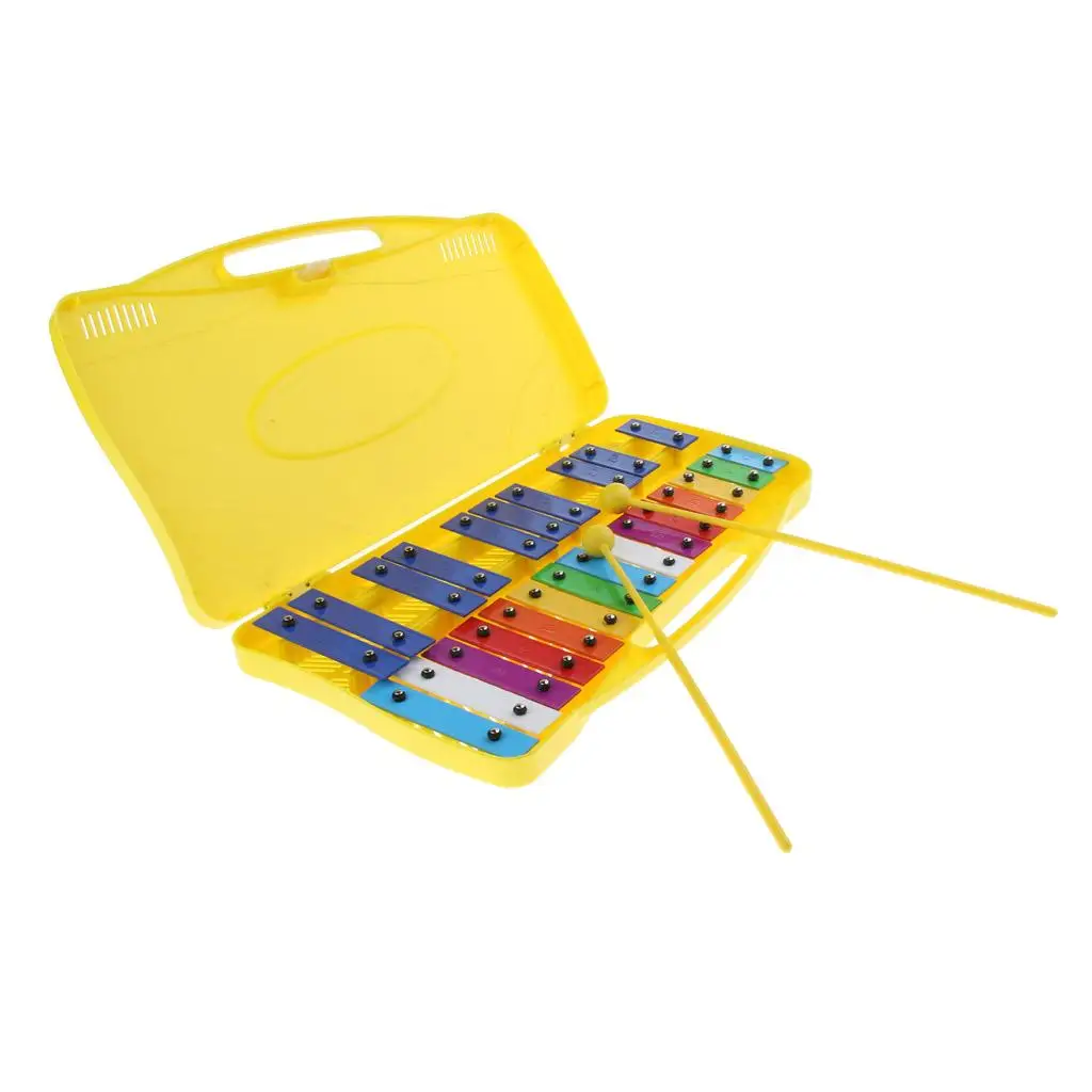 Premium Aluminum 25-Key Xylophone Set with Protective Case - Ideal for Kids' Musical Exploration