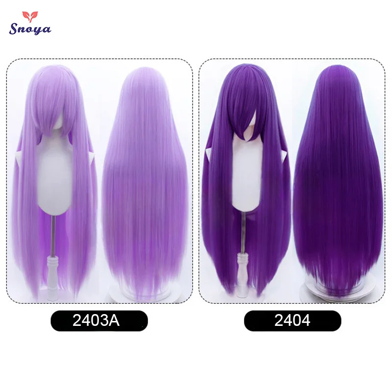 Snoya 100cm Synthetische Flauschige Corn Perm Cosplay Perücke Rosa Rot Blau Lila Anime Party Lange Perücke für Frauen – Detail 9
