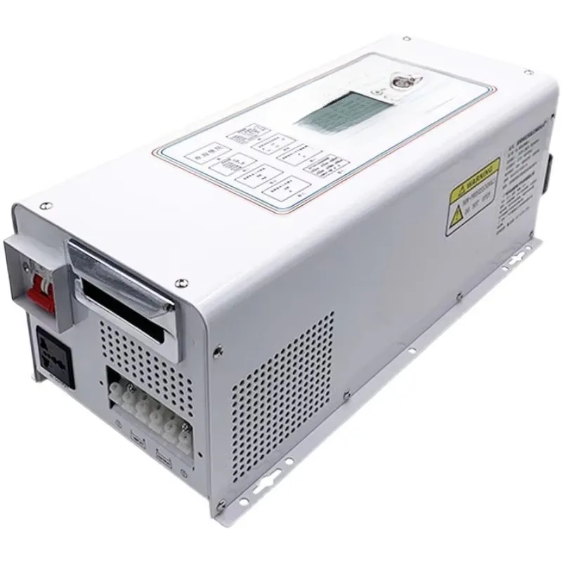 Pure Sine Wave Power Inverter 12V 24V to 220V UPS Frequency Converter with LCD Display for Emergency Backup And RV Travel