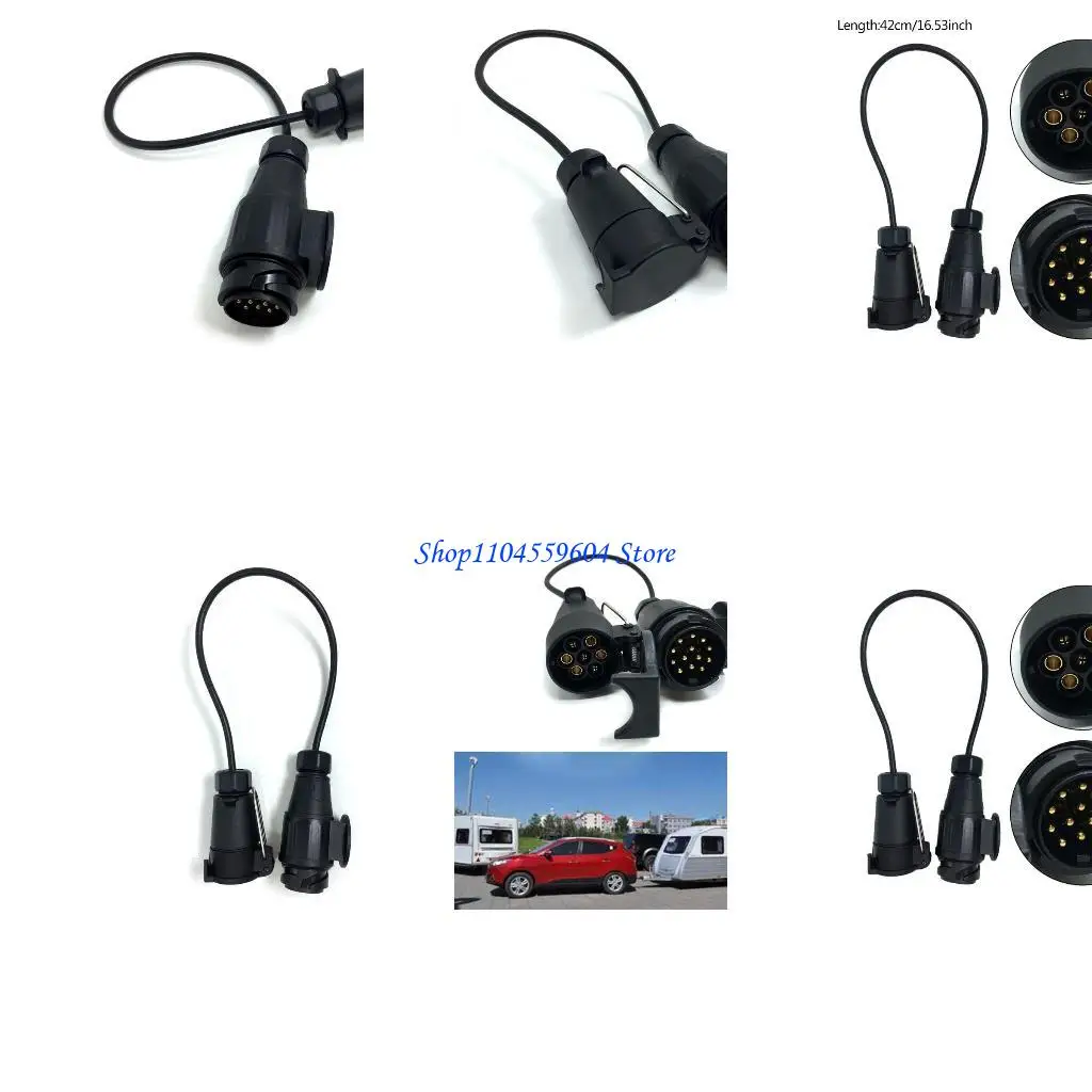 

Автомобиль 12 -квартал автомобиль прочный 7 -контактный к 13 -контактным шнурным прицепам Трусной буксировку Electrics 12 В для