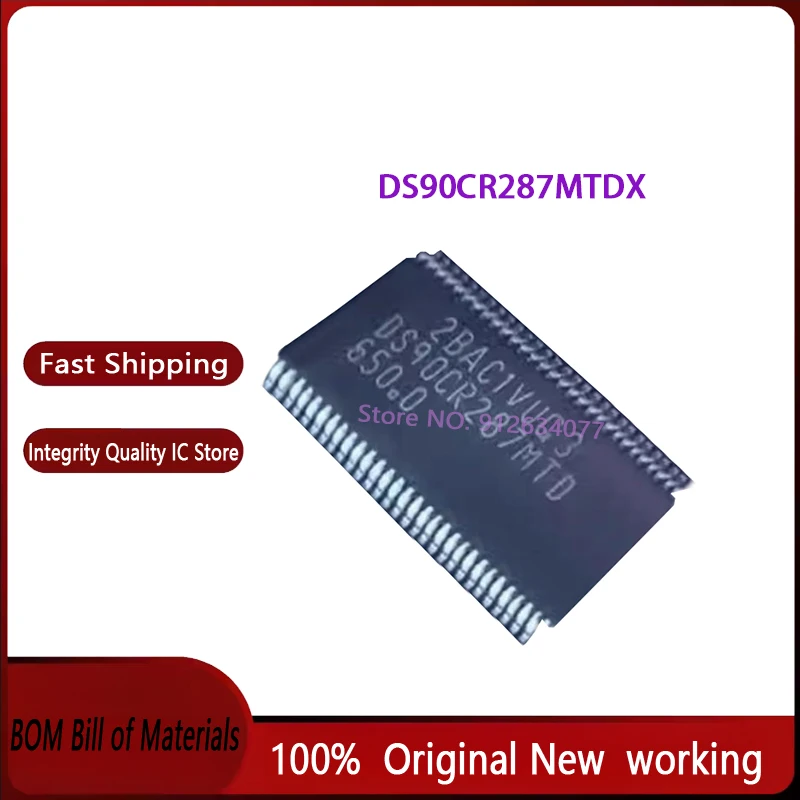 5PCS New original DS90CR287MTDX DS90CR287MTD SMT TSSOP56 DS90CR287