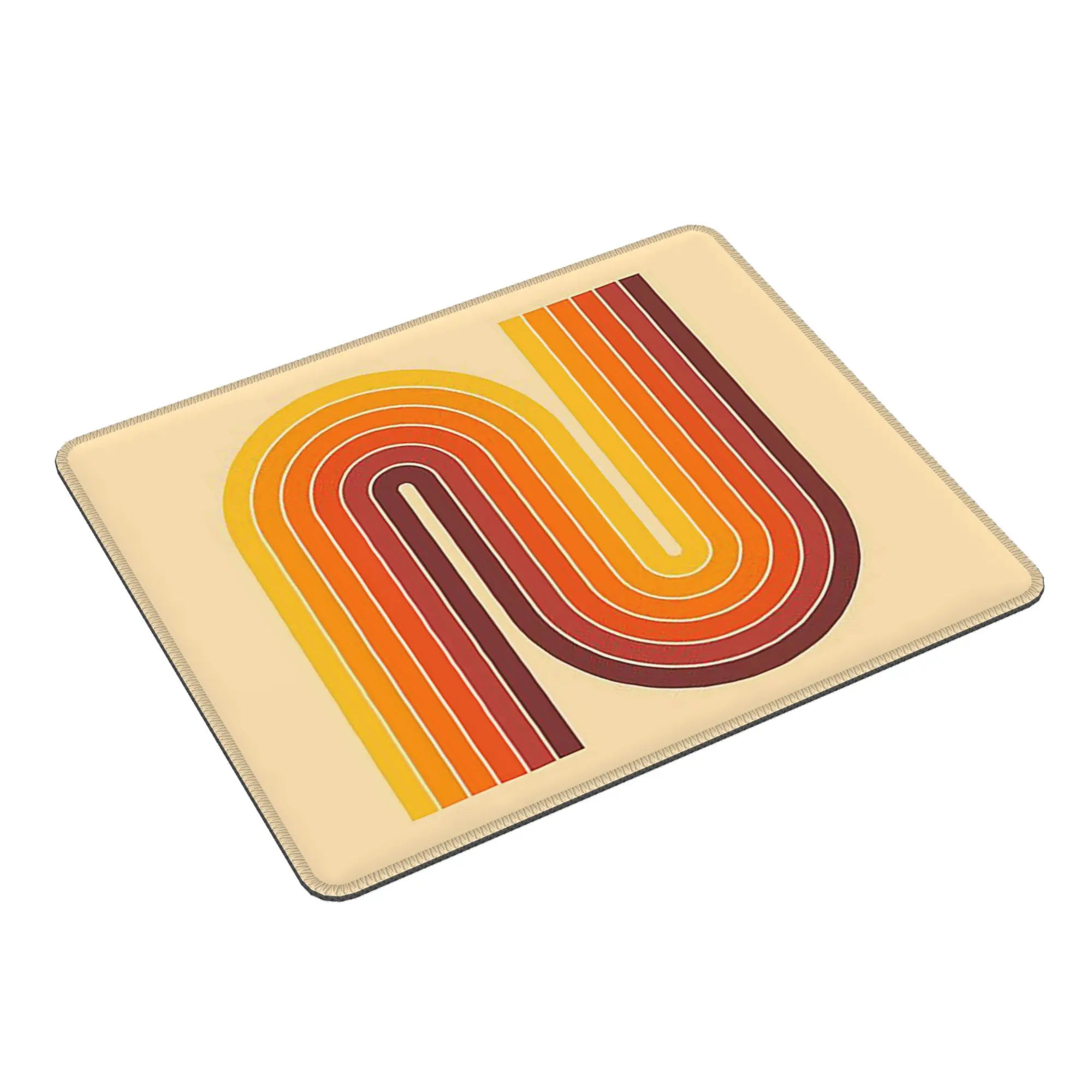 

Retro Geometric Double Arch Design 522 Mouse Pad Computer Keyboard Mouse Mat Gamer PC Laptop Desk Mat Office Table Mats